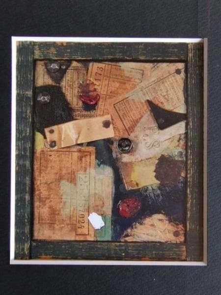 クルト・シュヴィッタース、メルツ １C-二重像、希少画集画、新品額装付