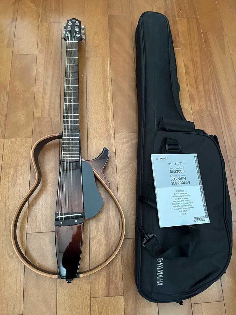 ヤマハ サイレントギター SLG200 美品 スチール弦