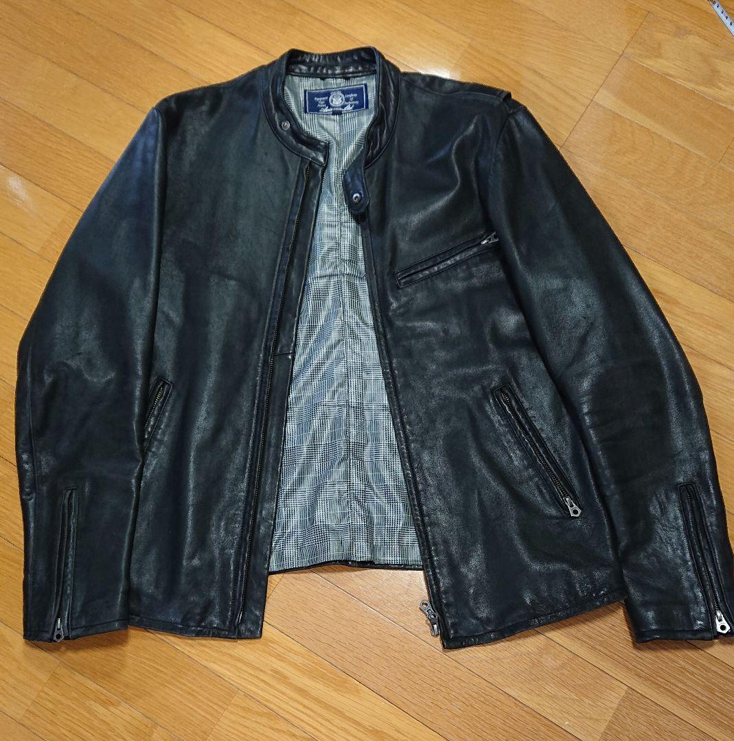 Avirex シングルライダースジャケット XL ブラック