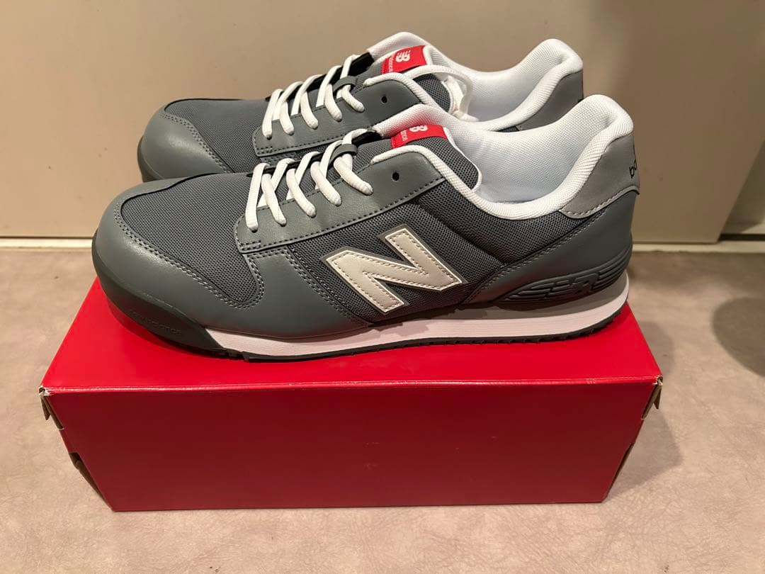 New Balance ML574 安全靴グレー スニーカーサイズ27センチ