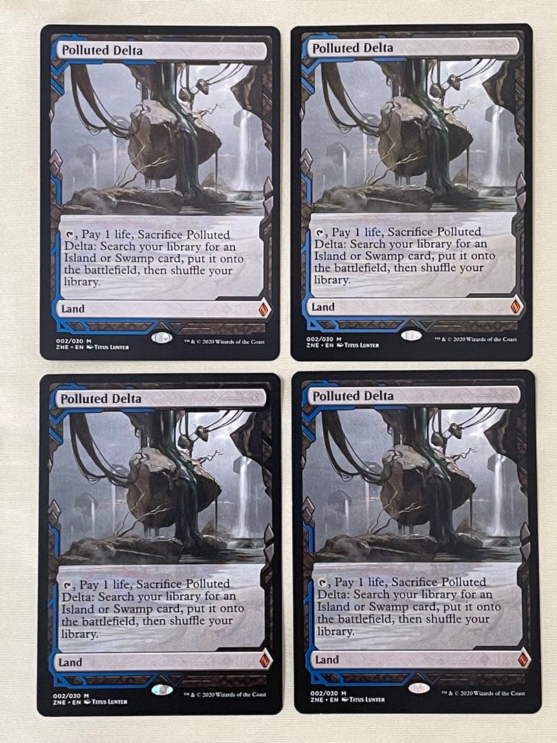 MtG 汚染された三角州(ZNE) 英語 4枚セット - メルカリ