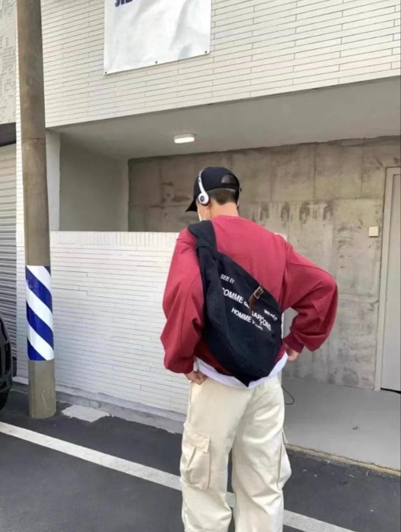 コムデギャルソンオムプリュス　2way　ショルダーバッグ コムデギャルソン オムプリュスCOMME des GARCONS HOMME PLUS ロゴ