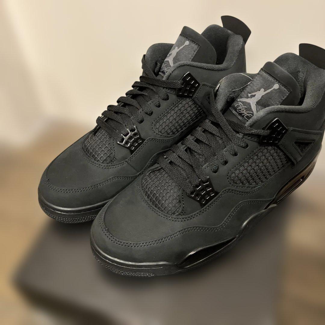 Air Jordan 4 Retro ブラック/キャット 11.5