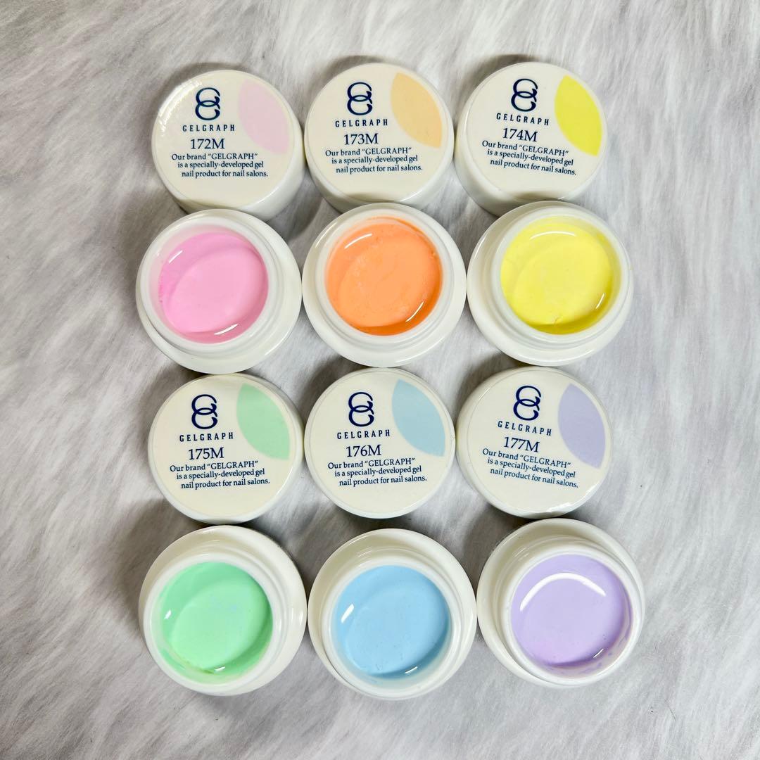GELGRAPH ジェルネイルカラーセット 6色　マカロンカラー　プロ用　　29