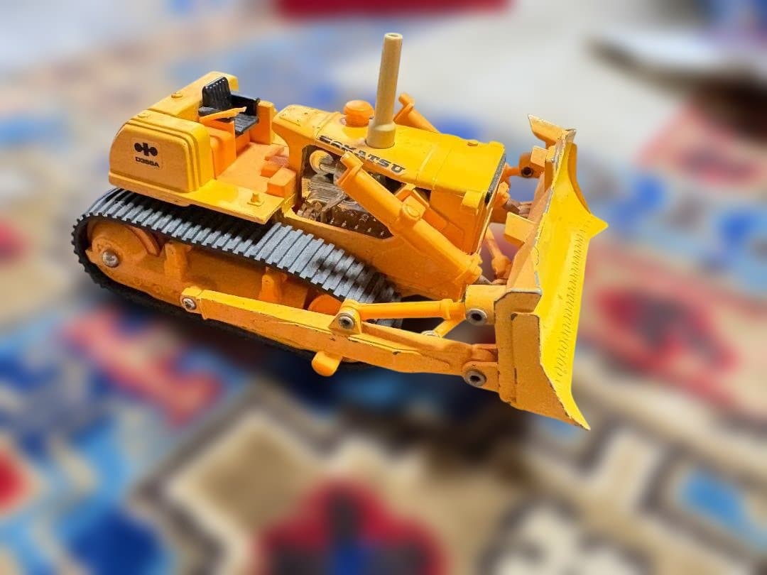 絶版 日本製 ヨネザワ ダイヤペット 1/50 コマツ ブルドーザー D355A