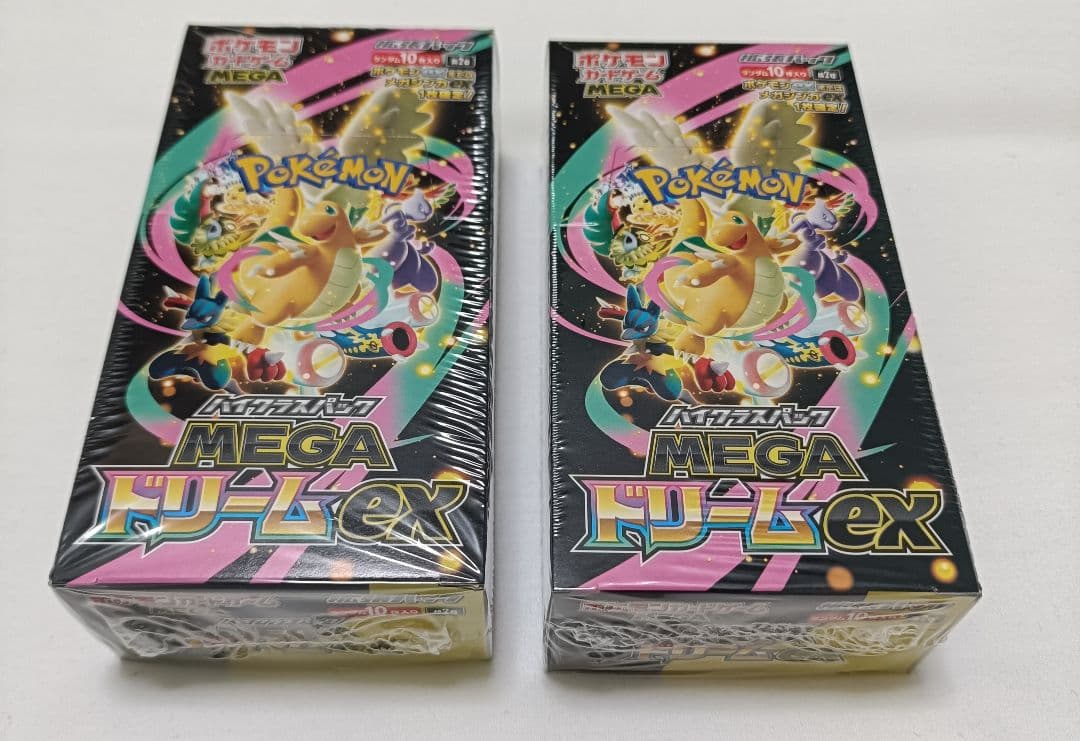 MEGAドリームex 2BOX 新品未開封 シュリンク付き ポケモンカード MEGAドリームex BOX 未開封 シュリンク付き2BOX - メルカリ