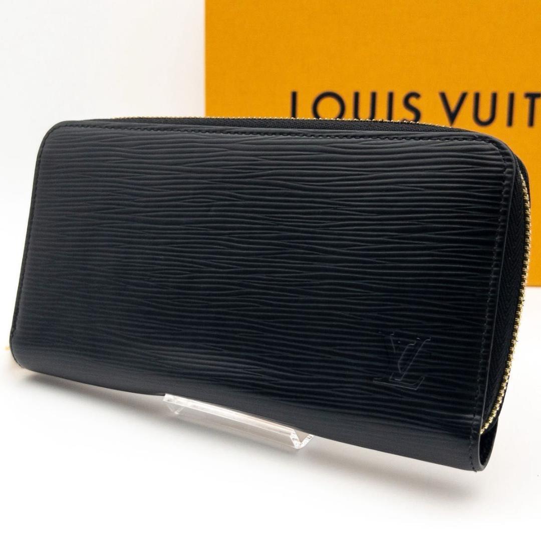 【超極美品】ルイヴィトン　新型ジッピーウォレット　エピ　長財布　黒　ゴールド金具 極美品】ルイヴィトン エピ ジッピーウォレット 黒 ゴールド金具