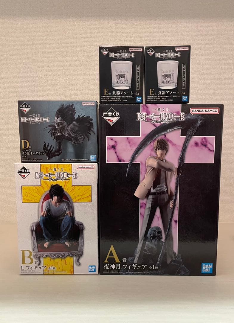 デスノート DEATHNOTE 一番くじ 夜神月 エル L リューク まとめ売り