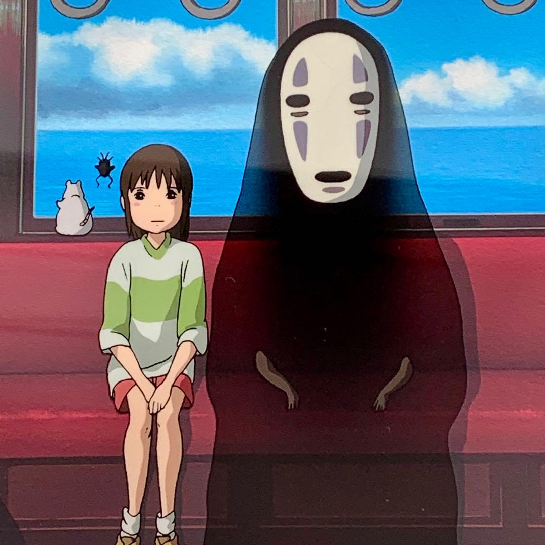 m*2様 【非売品】ジブリ 千と千尋の神隠し セル画 海原鉄道 千尋と