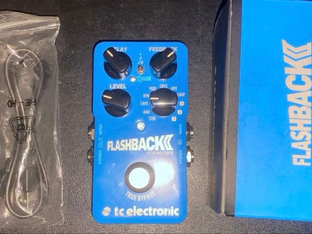 tc electronic FLASHBACK 2 ディレイエフェクター TC Electronic Flashback 2 DELAY & LOOPER - TC Electronicの伝説的