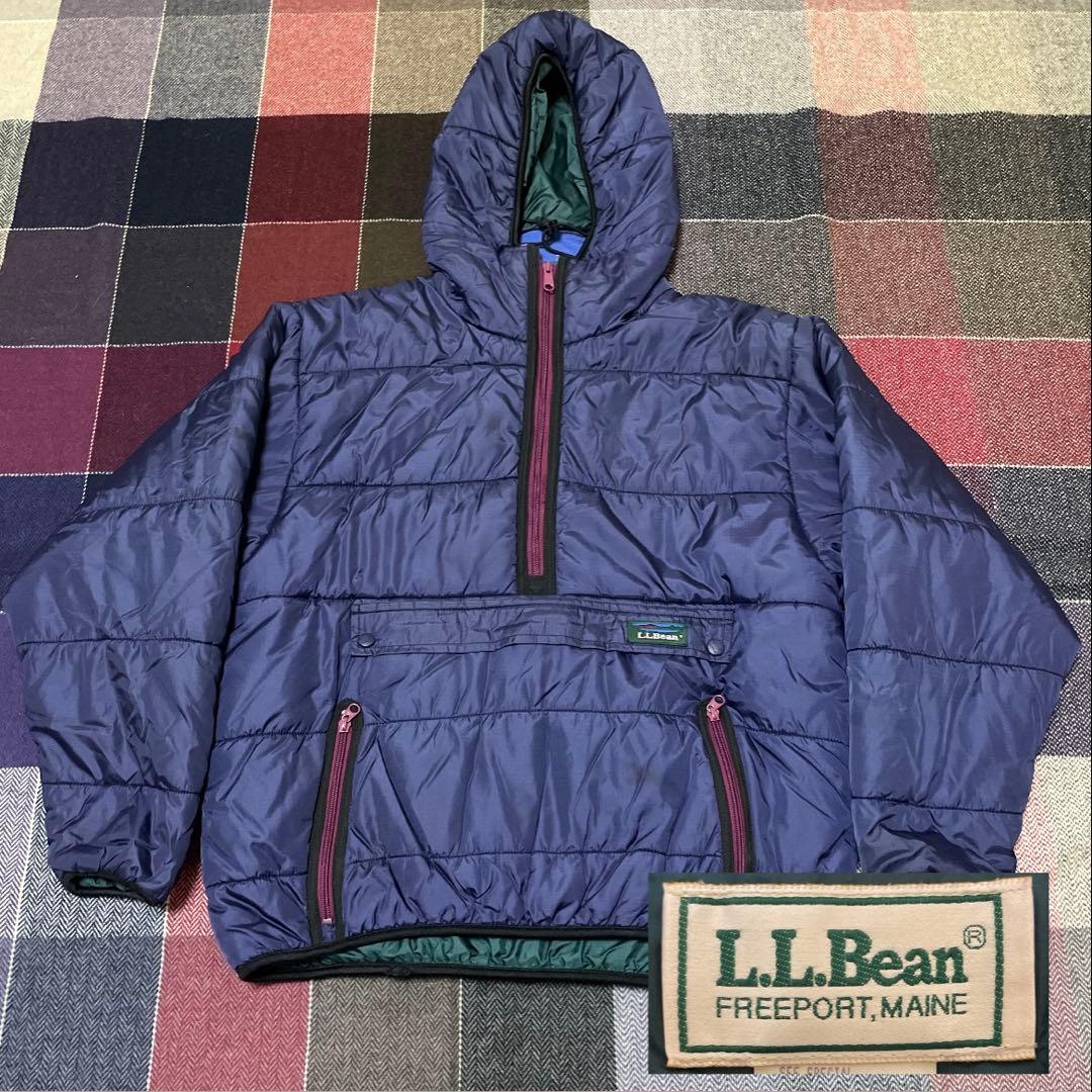 じ*ん様 L.L.Bean アノラック プルオーバー プリマロフト 80s パー