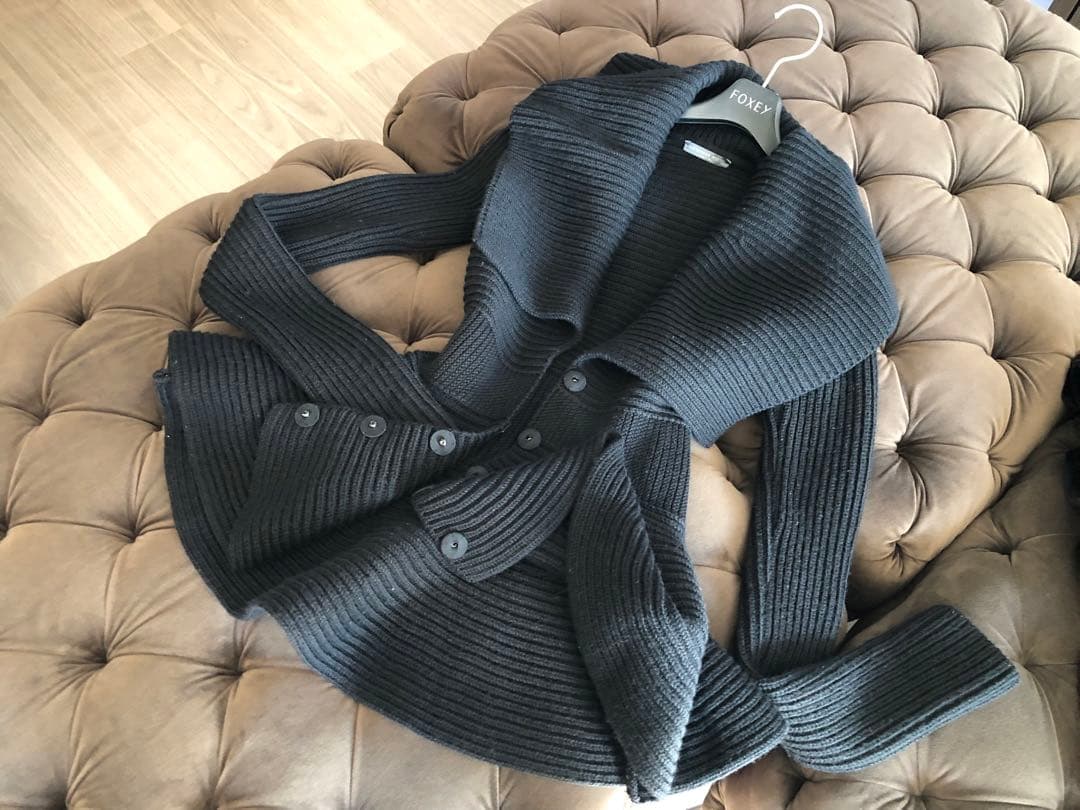 アレキサンダーマックイーン ALEXANDER MCQUEEN★厚地ニットコート