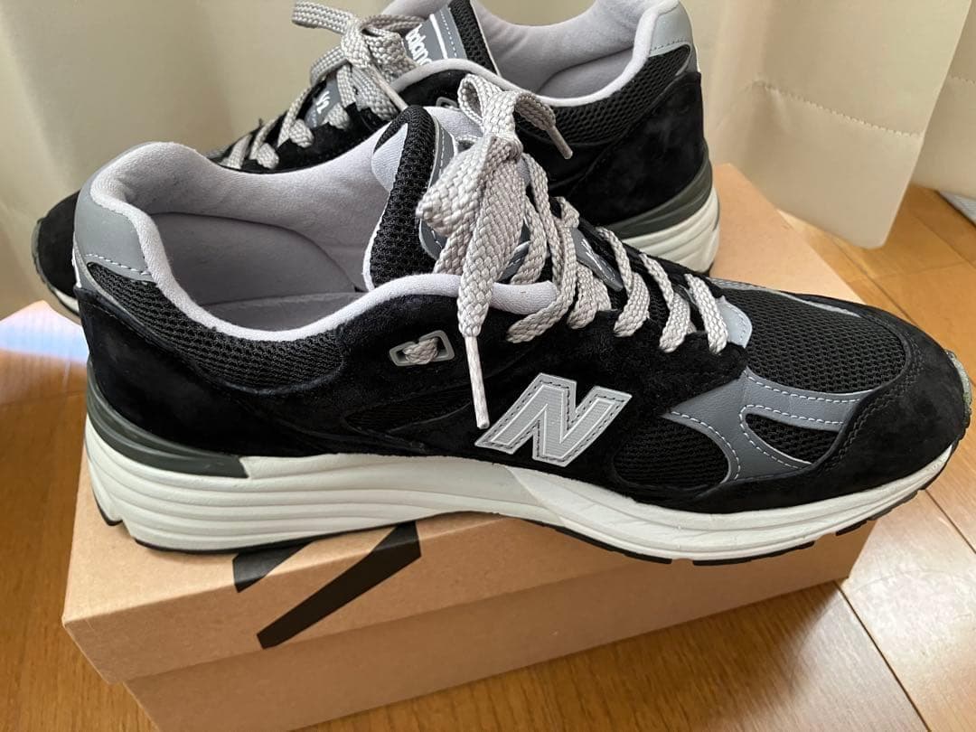 【美品】New Balance 991 v2 ブラック 26.5cm
