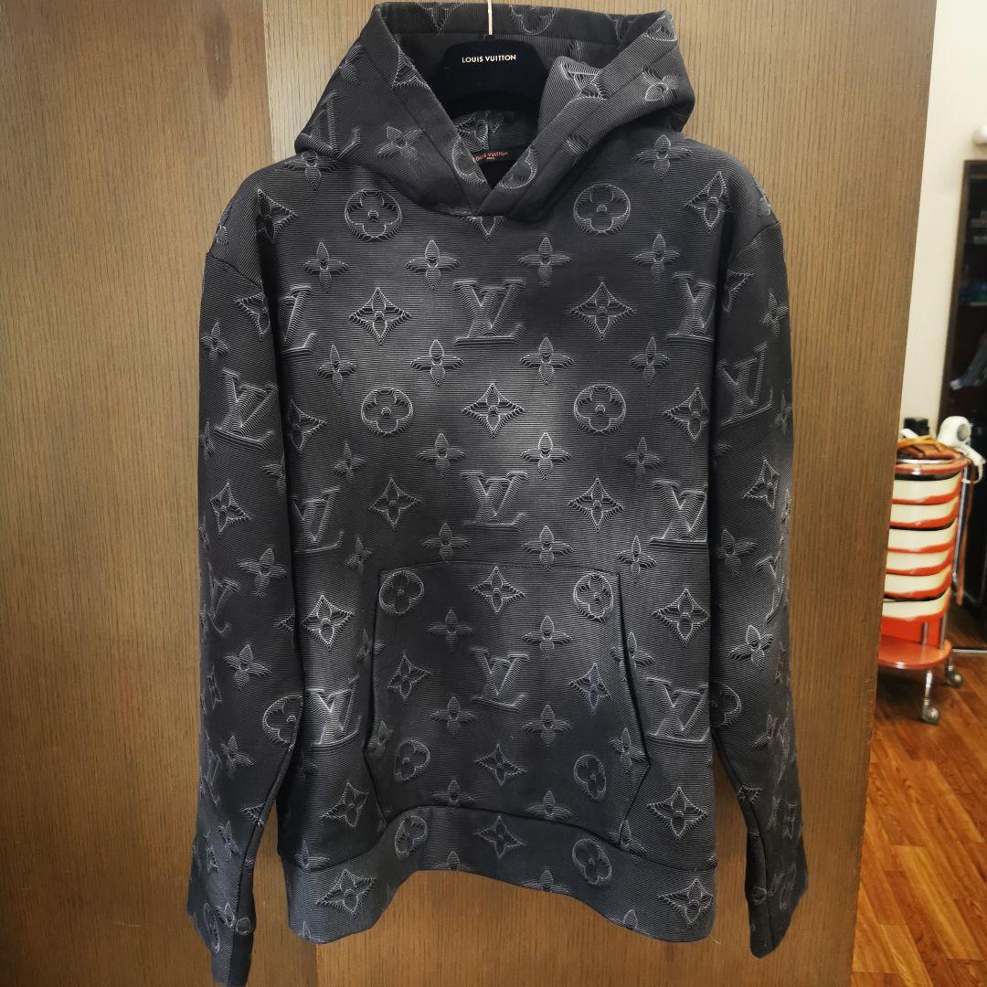 ルイヴィトン モノグラムフーディー3D ヴァージルアブロー サイズXL