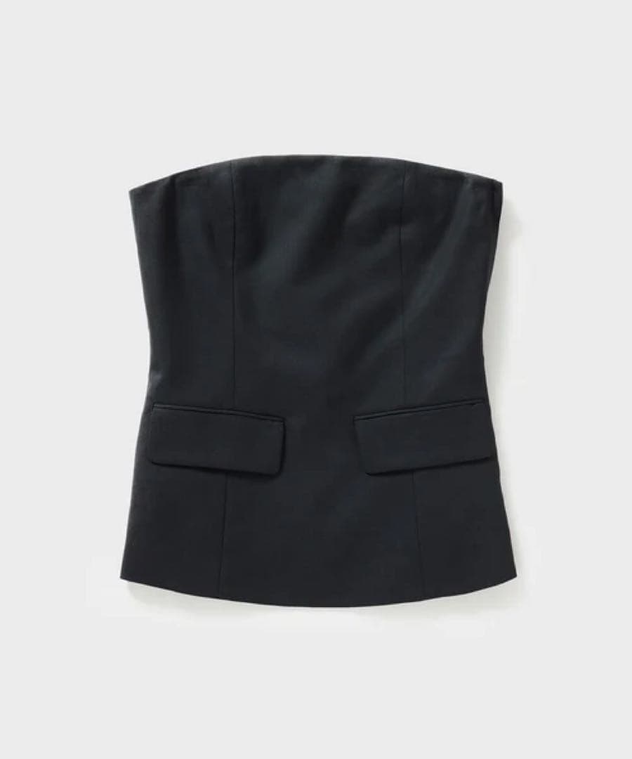 トップス HYKE VIYELLA STRAPLESS TOP hyke25SS