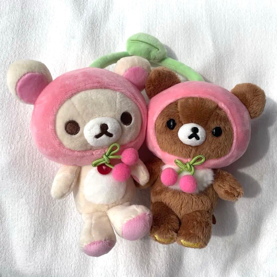 リラックマストア限定 フルーツなかよし さくらんぼ ぬいぐるみ