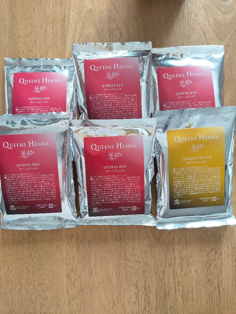 QUEENS HENNA 6袋セット