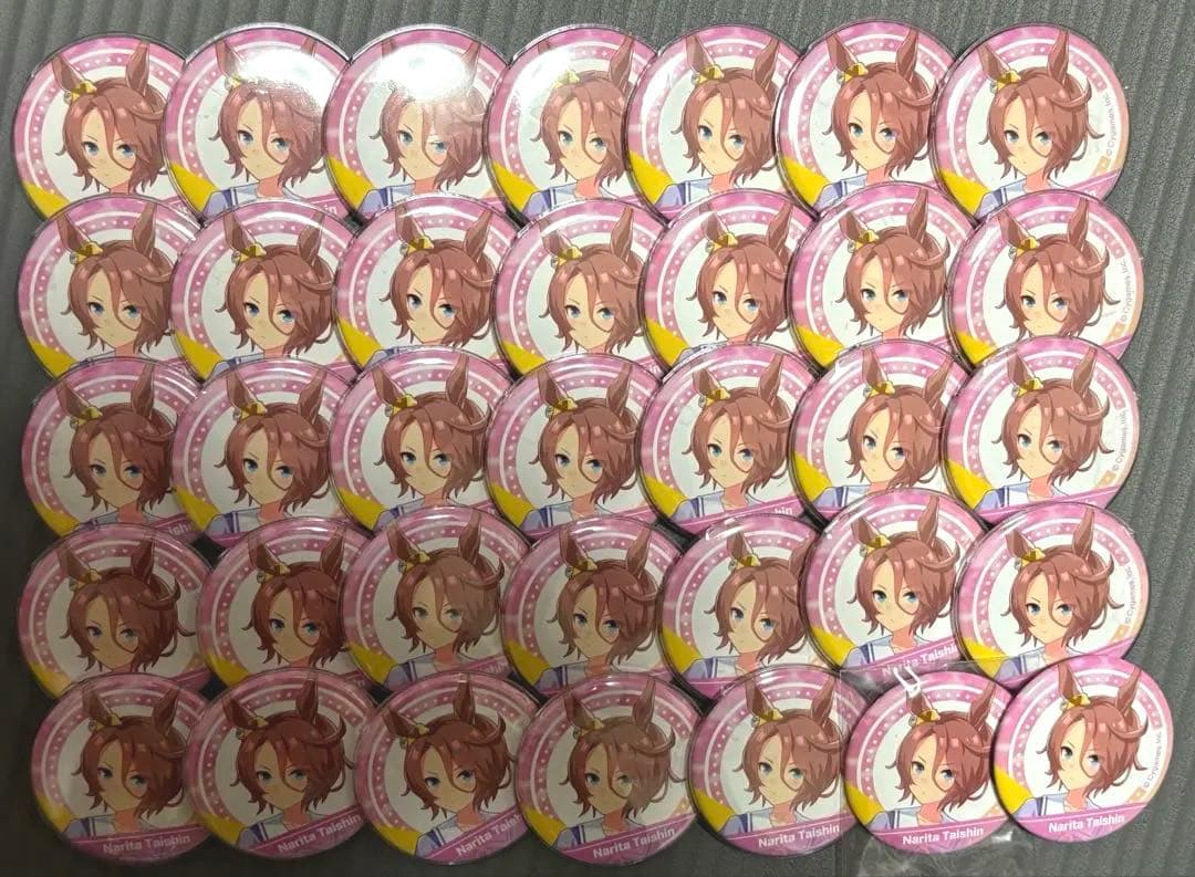 ウマ娘 ナリタタイシン 缶バッジ 楽天市場】ウマ娘 プリティーダービー トレーディングスクエア缶バッジ