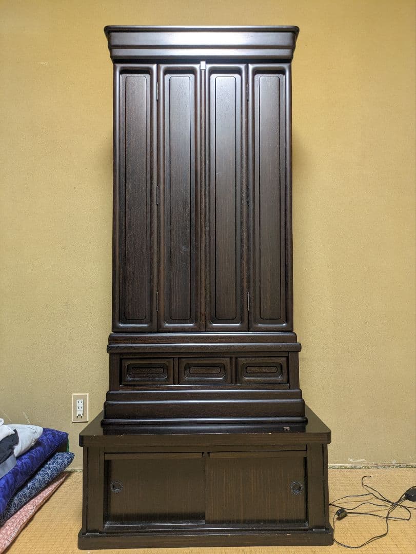 御仏壇　アンティーク家具 モダンミニ仏壇 LUCE(ルーチェ) アンティーク色 15×18号 | 仏壇・仏具