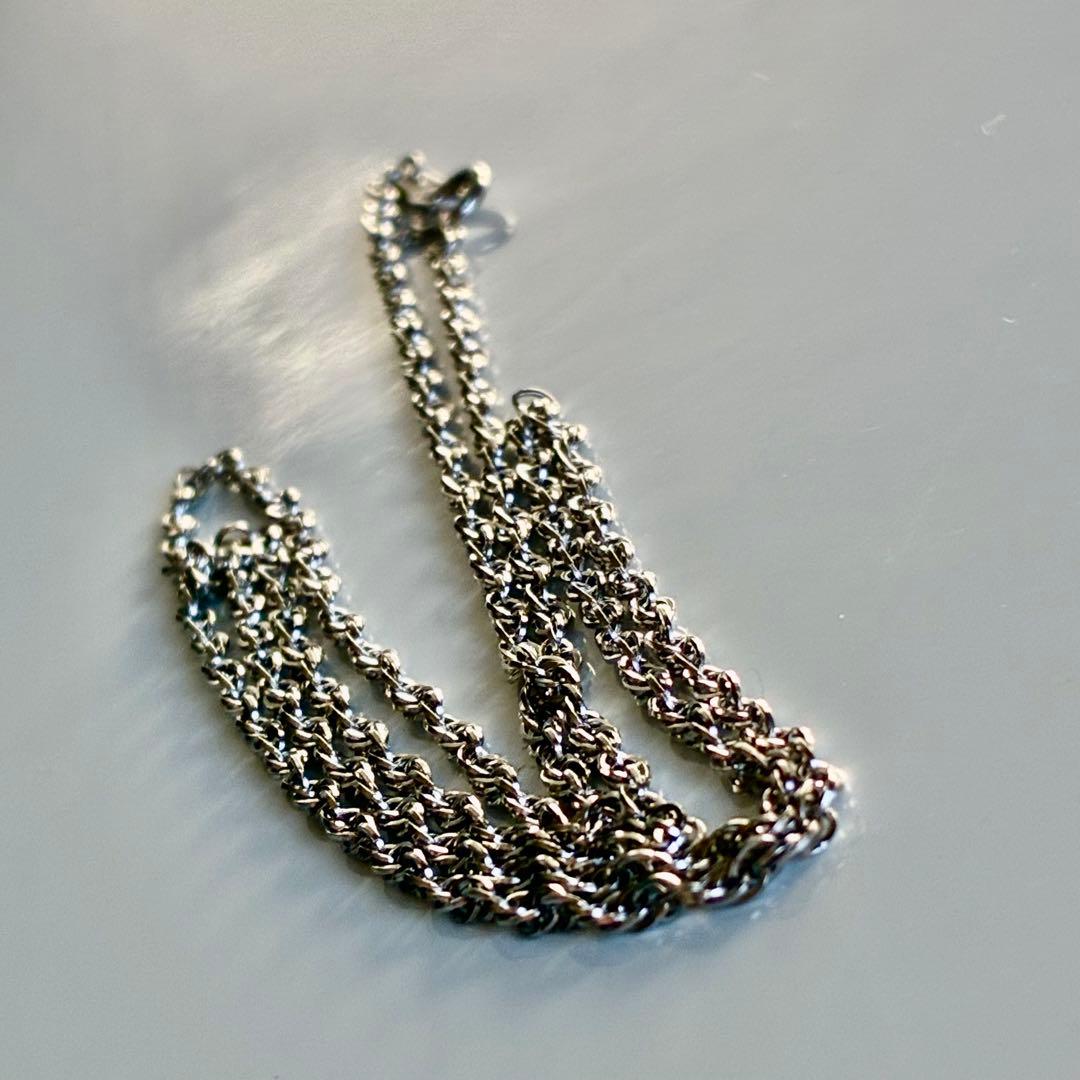 PT850 ロングネックレス プラチナPT850】日本製 ロングチェーンネックレス | iichi 日々の