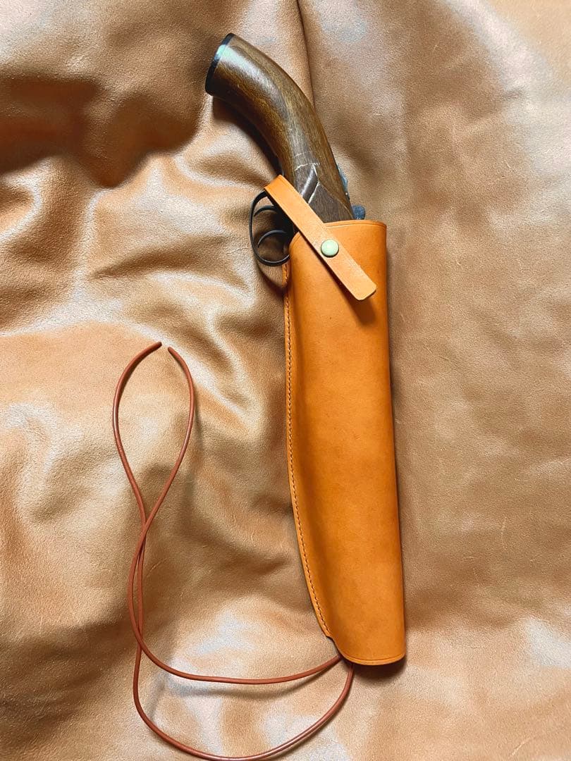 ハドソンMADMAX用右利きレザーホルスター No.826