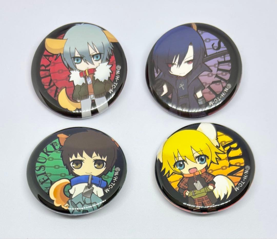 咎狗の血 アキラ シキ ケイスケ リン 缶バッジ - メルカリ