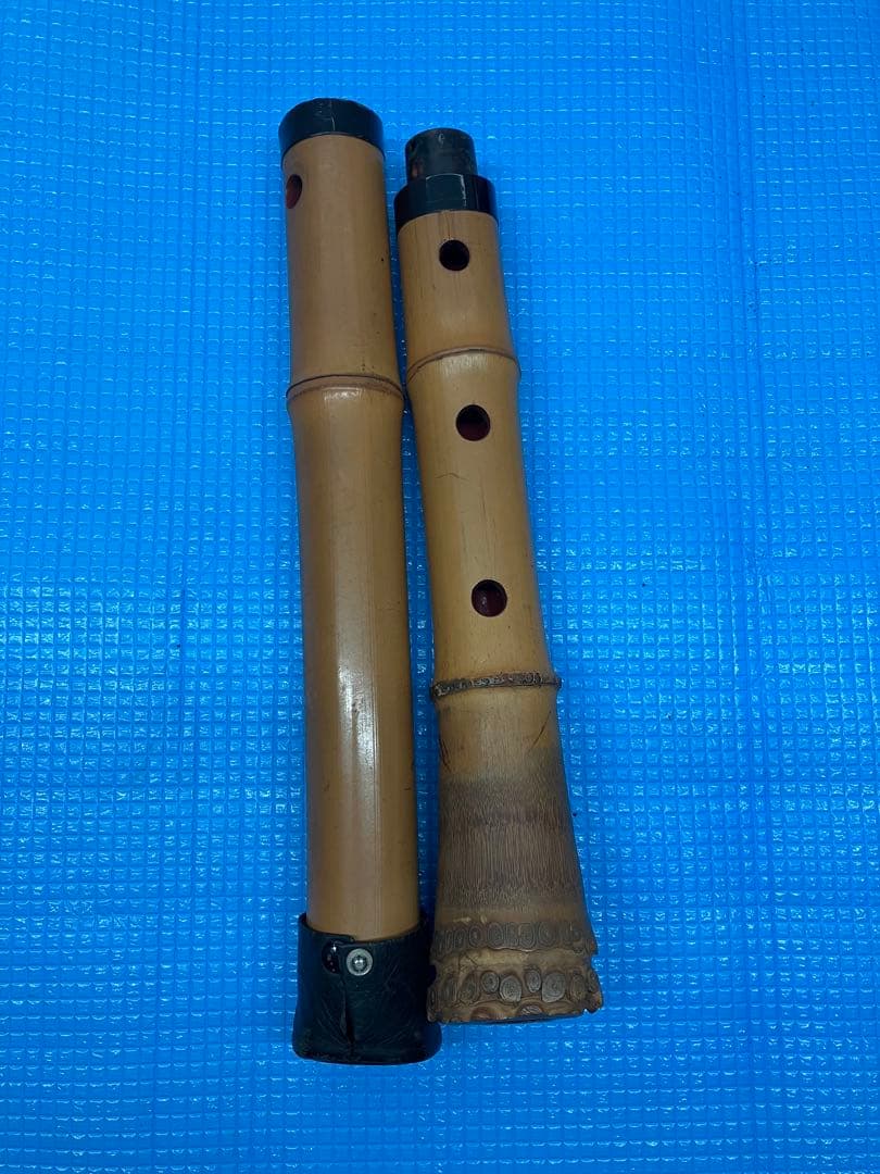 B0302）竹製 尺八 5穴 55㌢琴古