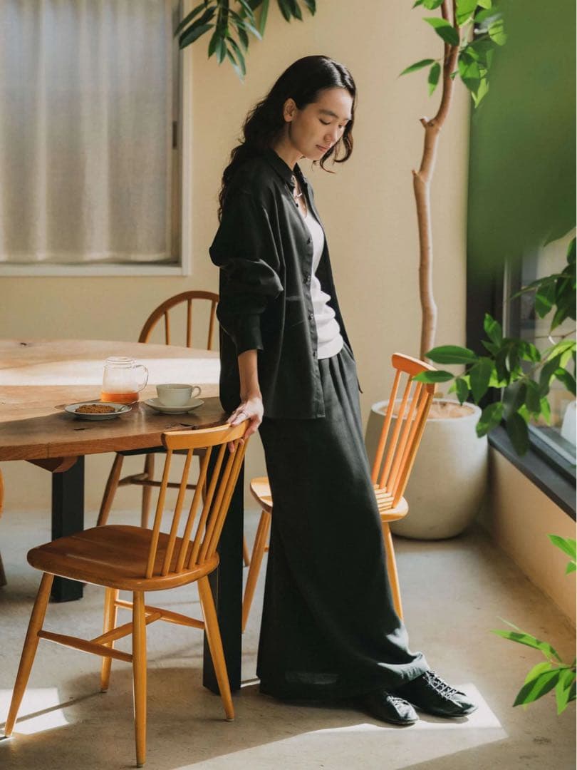 クルーレ crewre テンセルコットンピケIラインスカート 3 - メルカリ