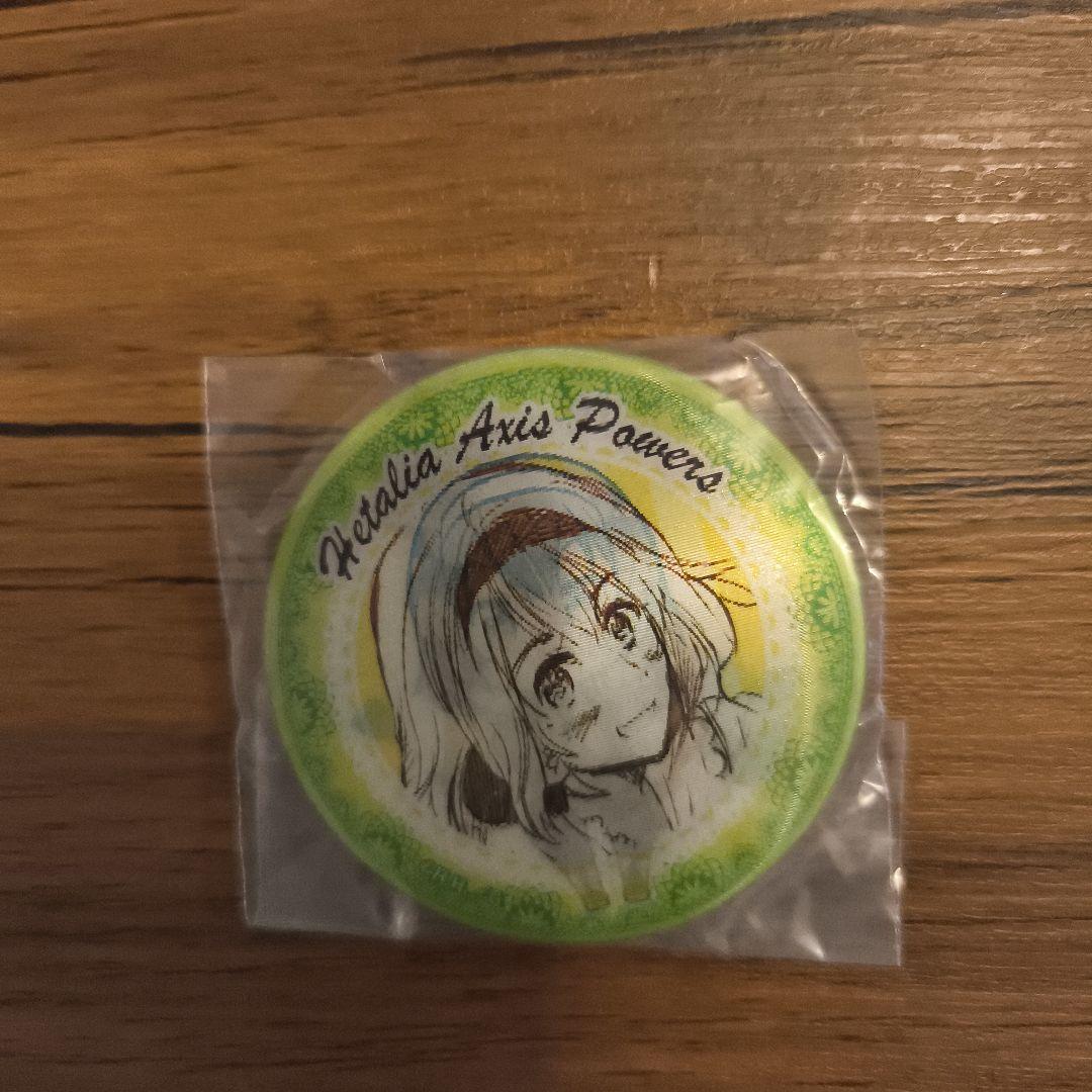 ヘタリア　チェンジング缶バッジ　ベルギー　女の子だらけだよっ！ ヘタリア チェンジング缶バッジ ベルギー 女の子だらけだよっ