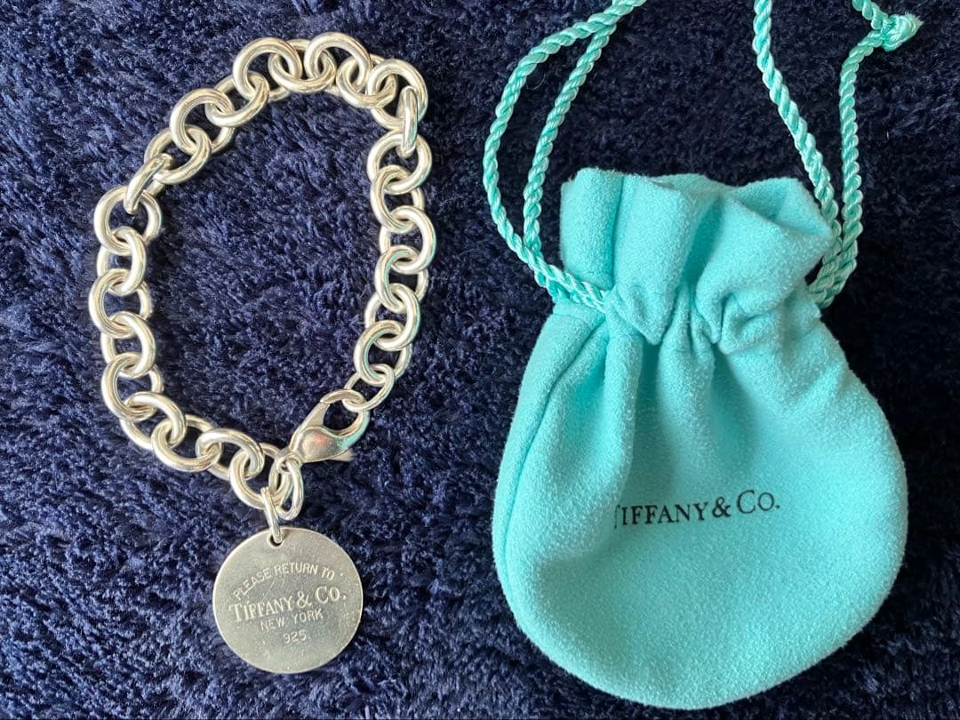 【お正月セール】OLD Tiffany & Co. 925チェーンブレスレット Tiffany & Co ヴィンテージ ティファニー チェーン リンク