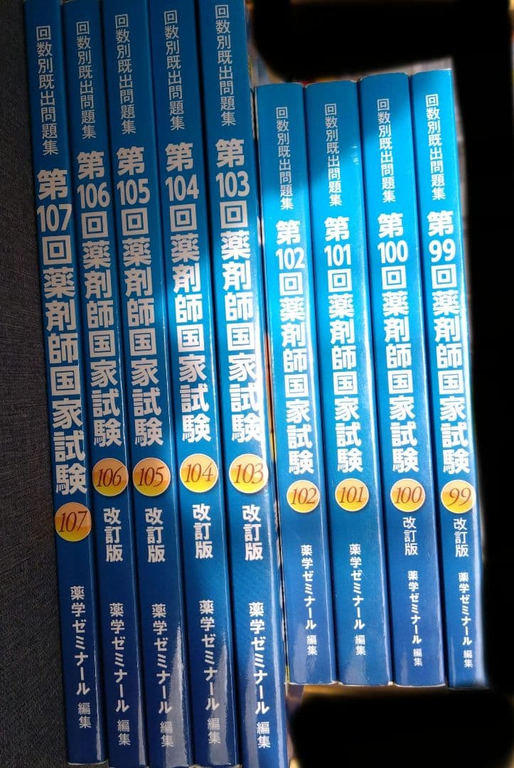 薬剤師国家試験 第99〜107回