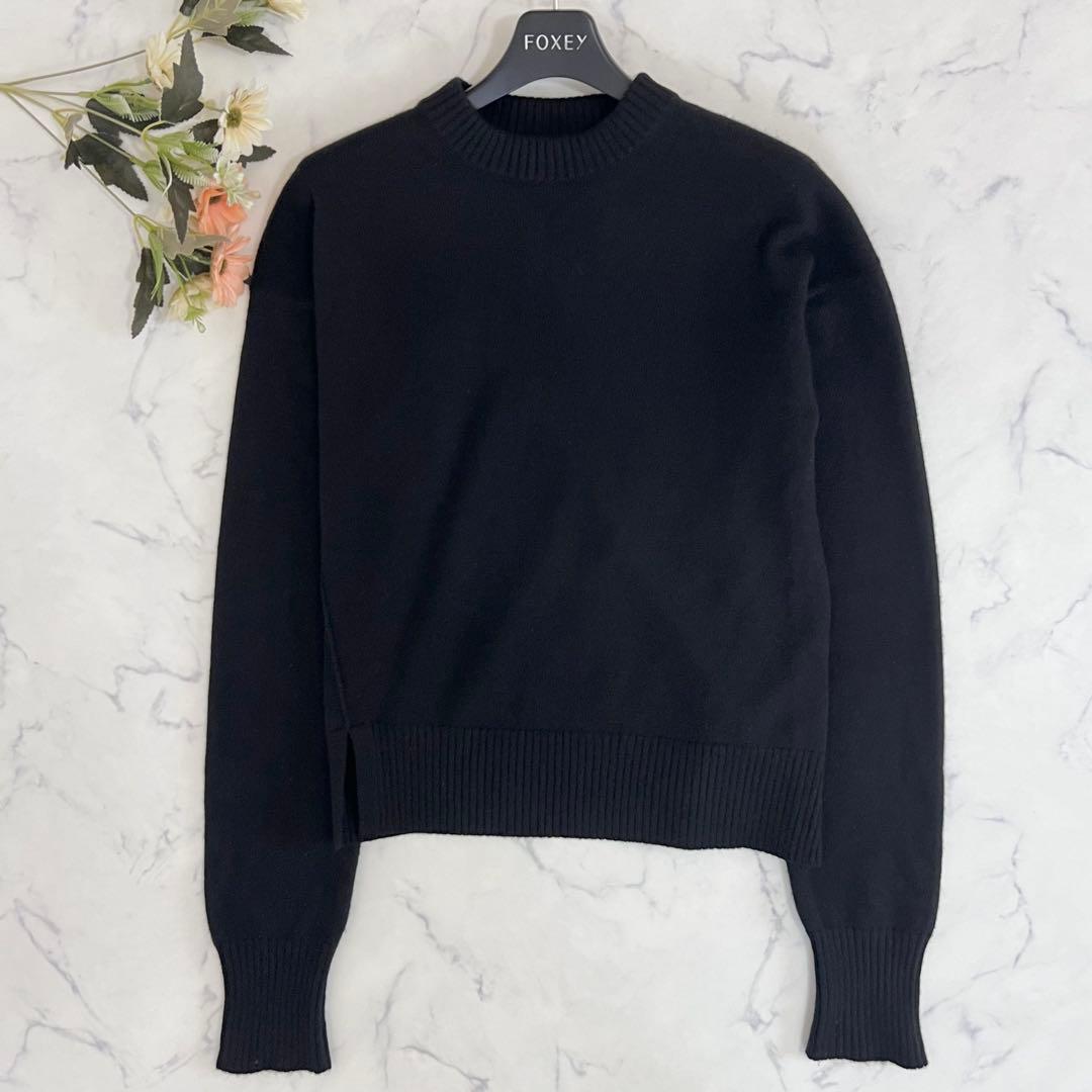 BLAMINK ブラミンク カシミヤ シルク ニット セーター ブラック BLAMINK ブラミンク カシミヤ シルク ニット セーター ブラック