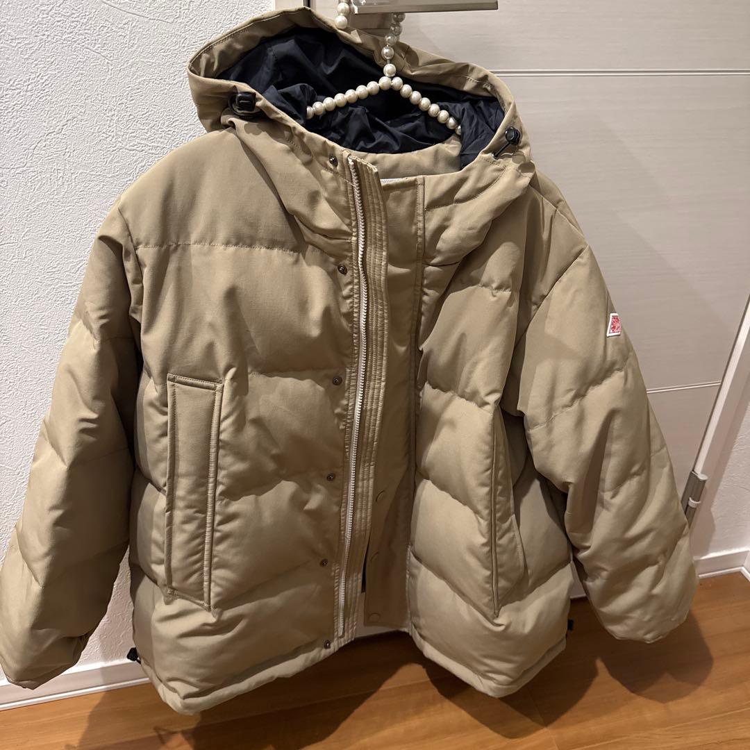 DANTON フードダウンジャケット ベージュ　フリークスストア　s DANTON/FAKE FUR HOODED DOWN JACKET｜Daytona Park(FREAK'S STORE公式
