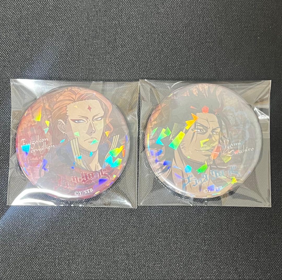 ブラッククローバー ホログラム缶バッジ ヤミ フエゴレオン