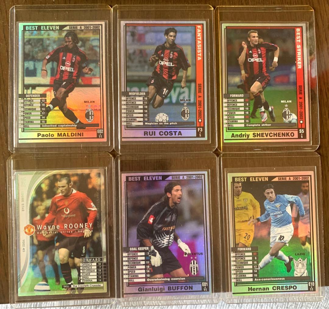 WCCF初期レアカード6枚セットブッフォンシェフチェンコなど多数 - メルカリ