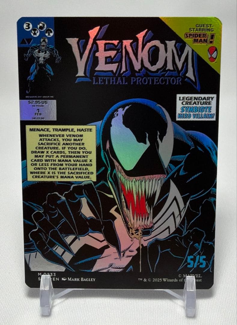 Eddie Brock ボーダーレス クラシック・コミック foil Venom 401 Games Canada - Eddie Brock // Venom, Lethal Protector