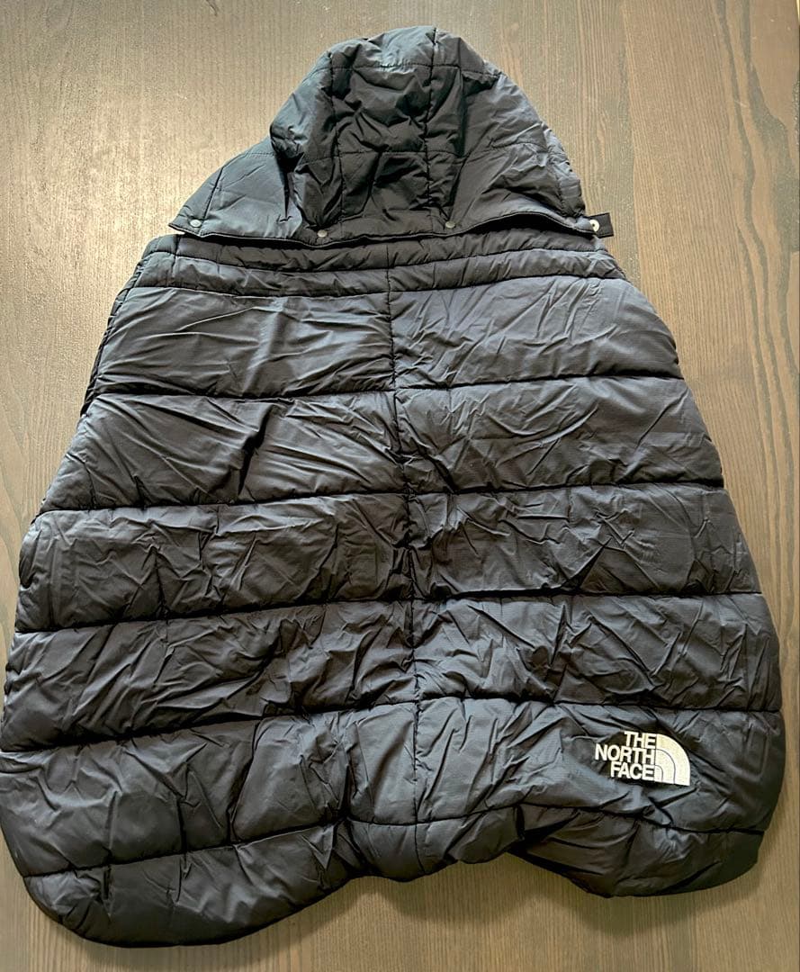 THENORTHFACEベビーブランケットダウン 抱っこ紐.ベビーカー【黒】