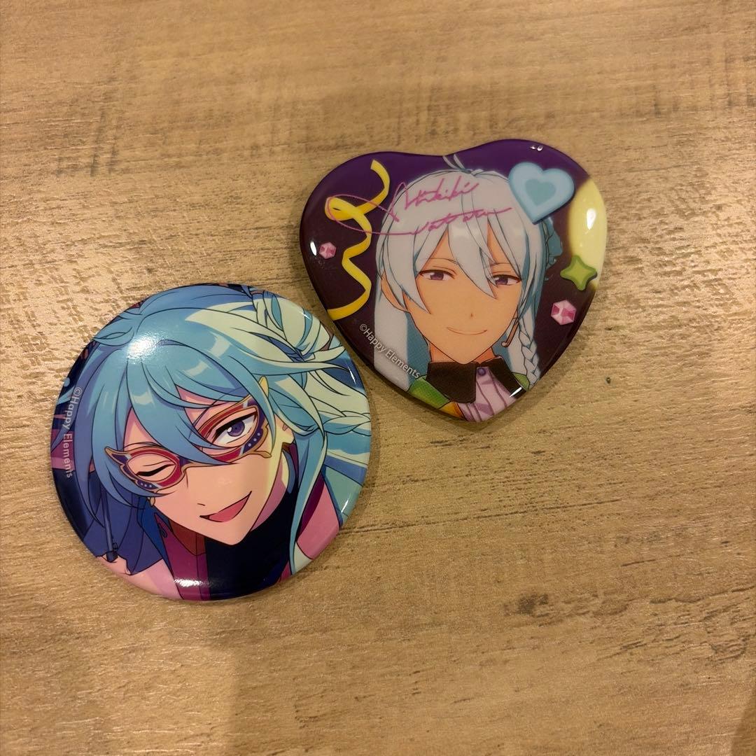 日々樹渉 イベコレ 8周年ハート缶バッジ - メルカリ