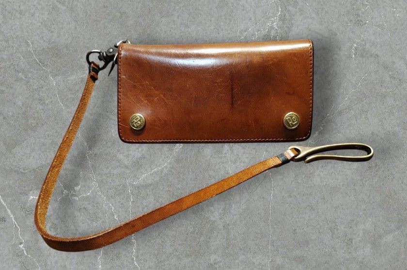 ROTAR トラッカーウォレット ウォレットロープ付き ブラウン