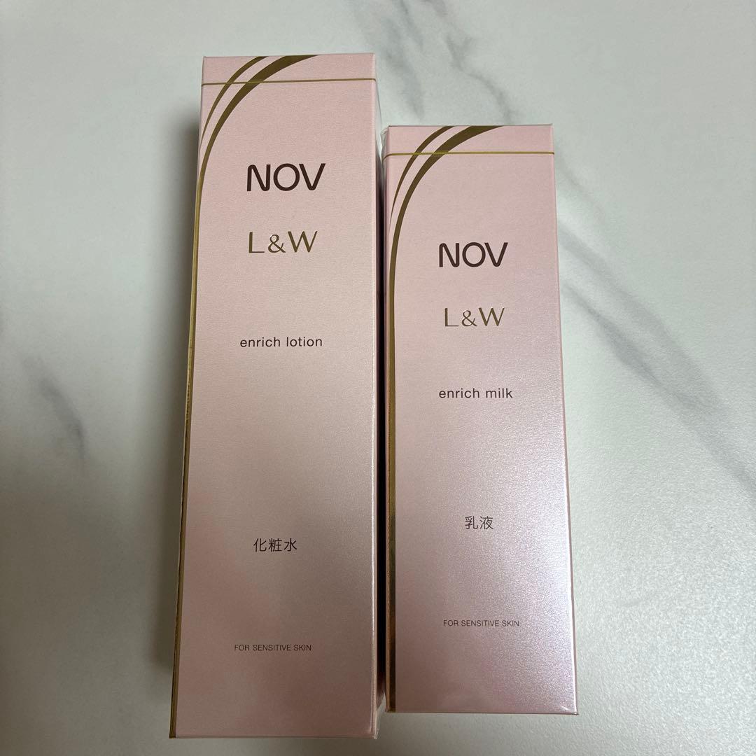 NOV L&W エンリッチローション・ミルクセット