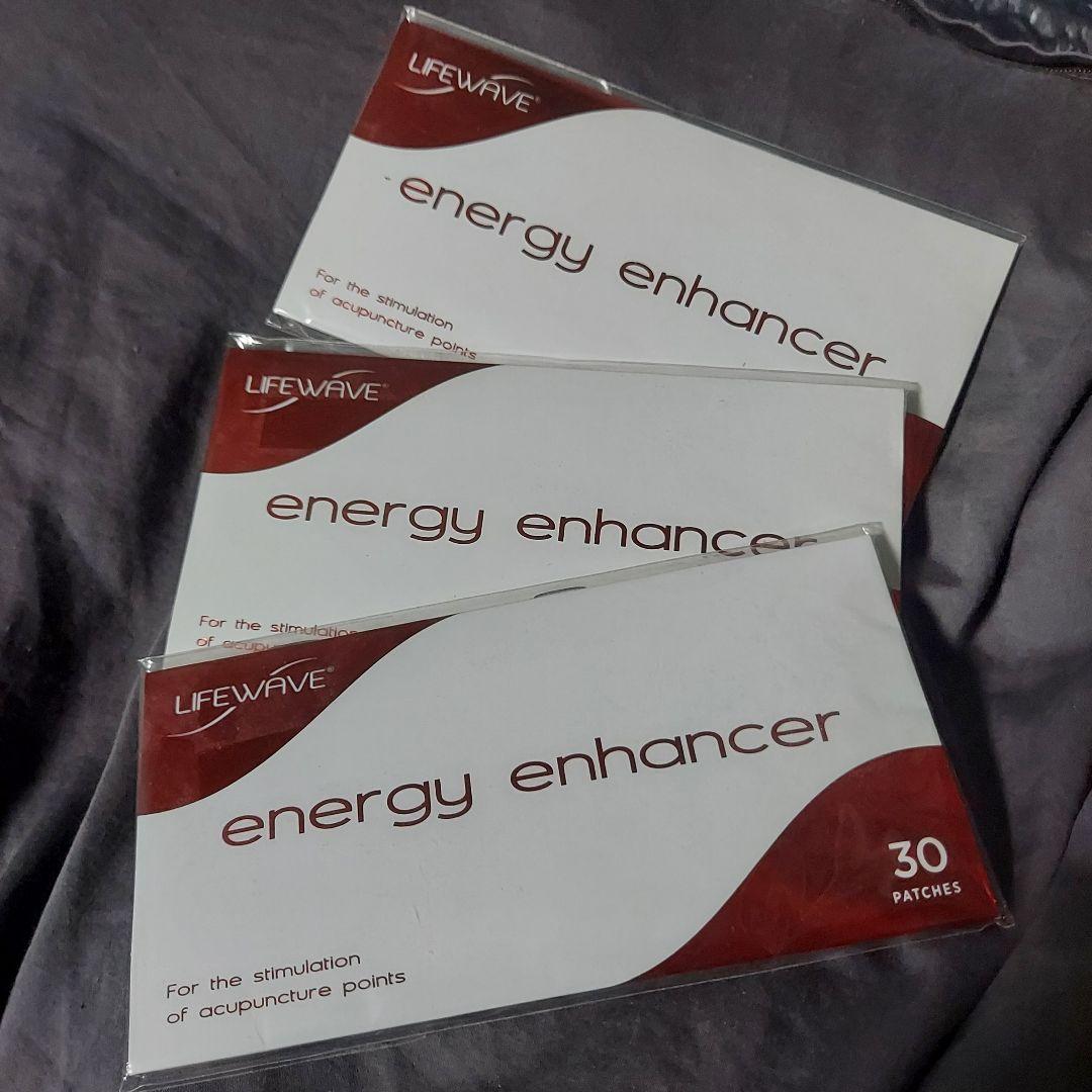 激安！　エナジーハンサーパッチ×3セット　未開封　説明書付き。