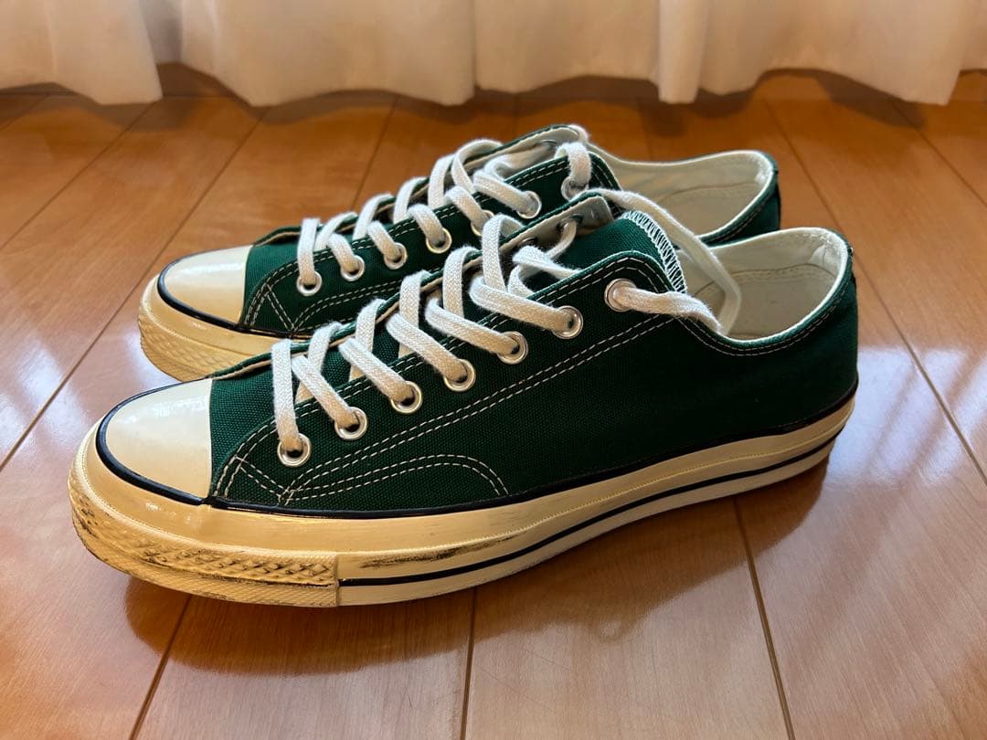 コンバース CT70 ミッドナイトクローバー （グリーン）28cm 中古品