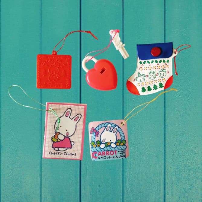 チアリーチャム サンリオおまけ プレミアム　希少5点セット サンリオ プレミアム マスコット 昭和レトロ おまけ チアリーチャム