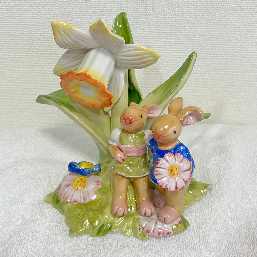 陶器　ビレロイ&ボッホ Villerndy&boch うさぎの家族