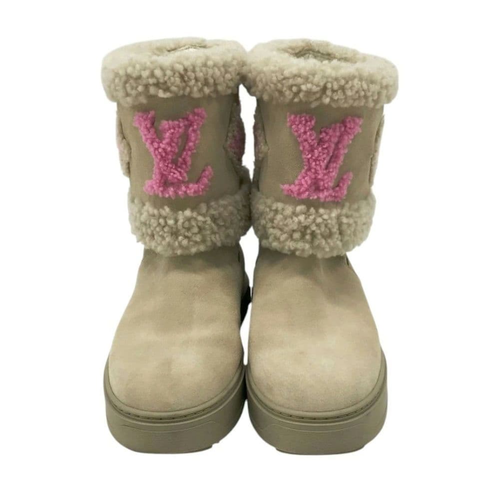 ルイヴィトン スノードロップライン スエード ムートンブーツ 日本限定 完売品