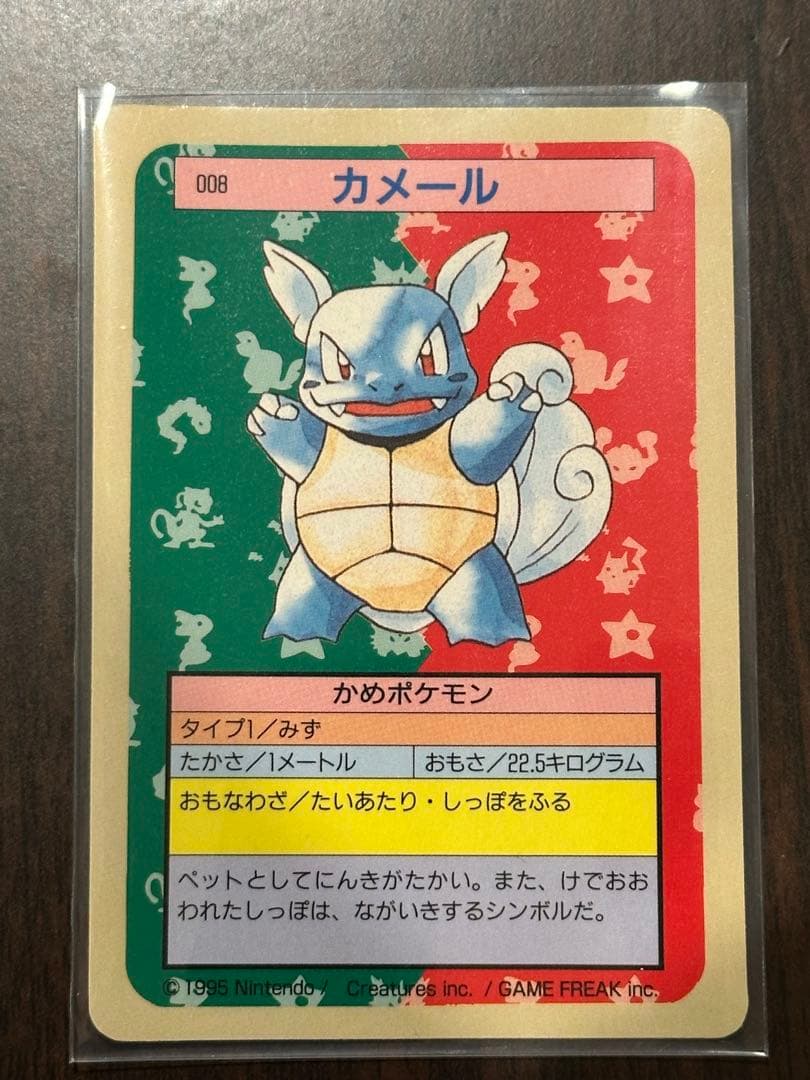 ポケモンカード　トップサン　カメール　裏青