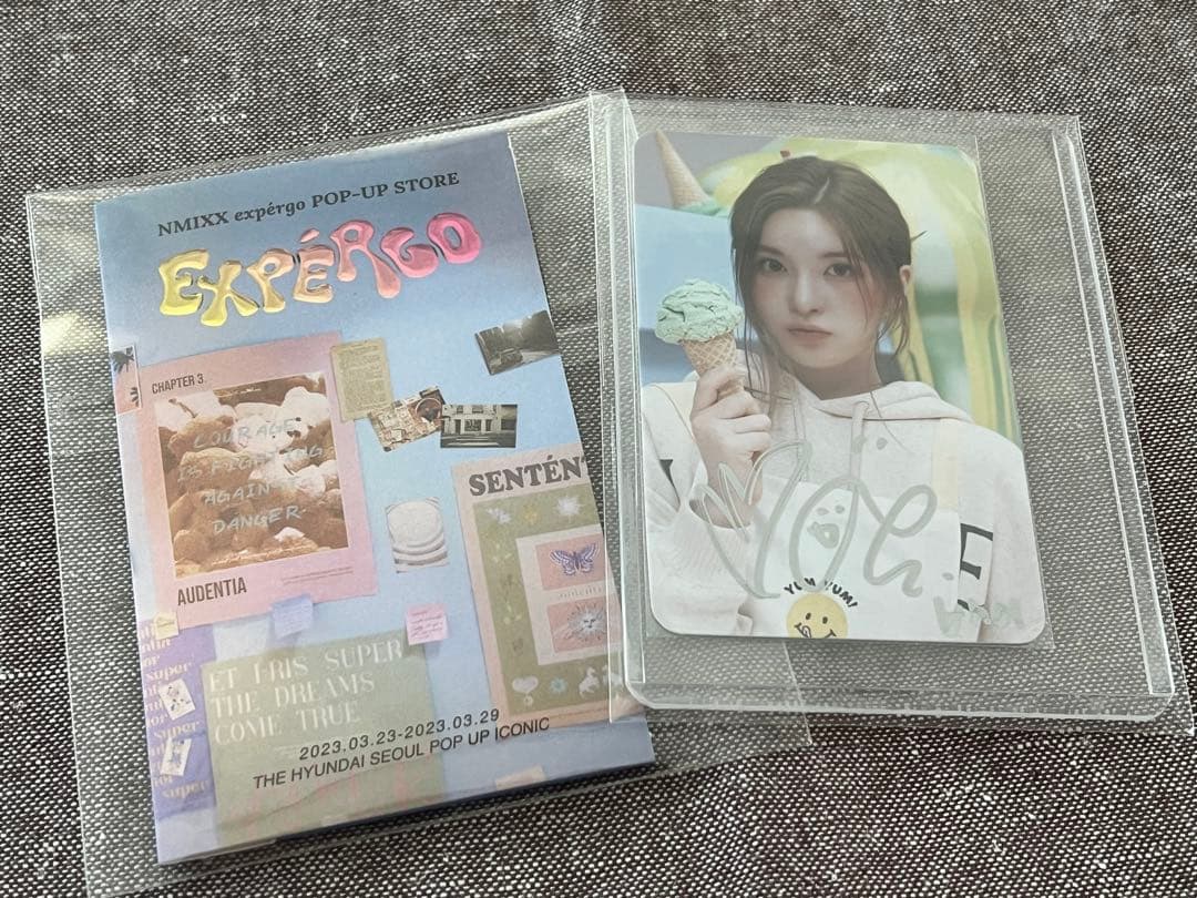 nmixx ベイ 直筆サイントレカ　2023 POP UP