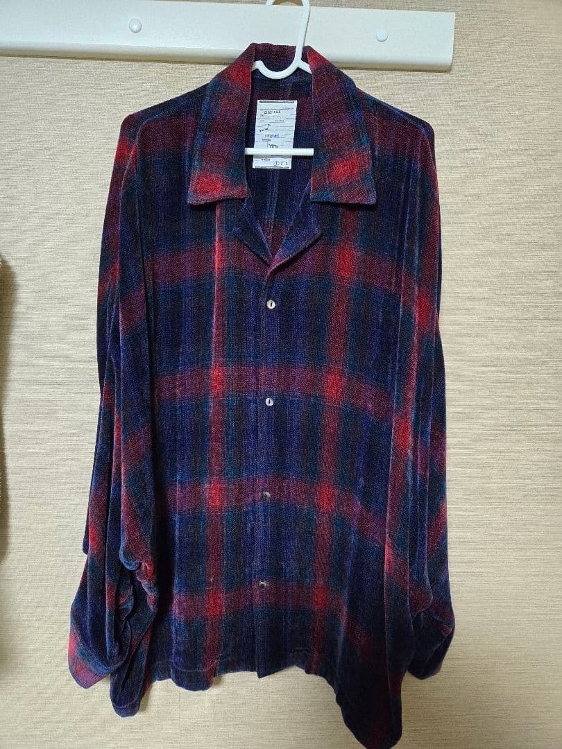 シャリーフ MOLE CHECK DOLMAN SHIRTS