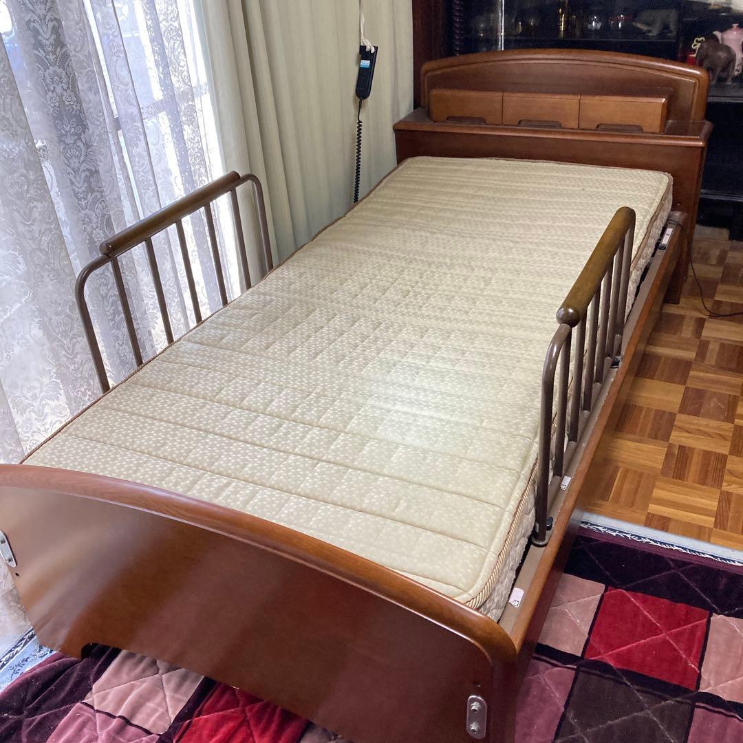 電動介護ベッド シングルサイズ ベージュ　アンネル