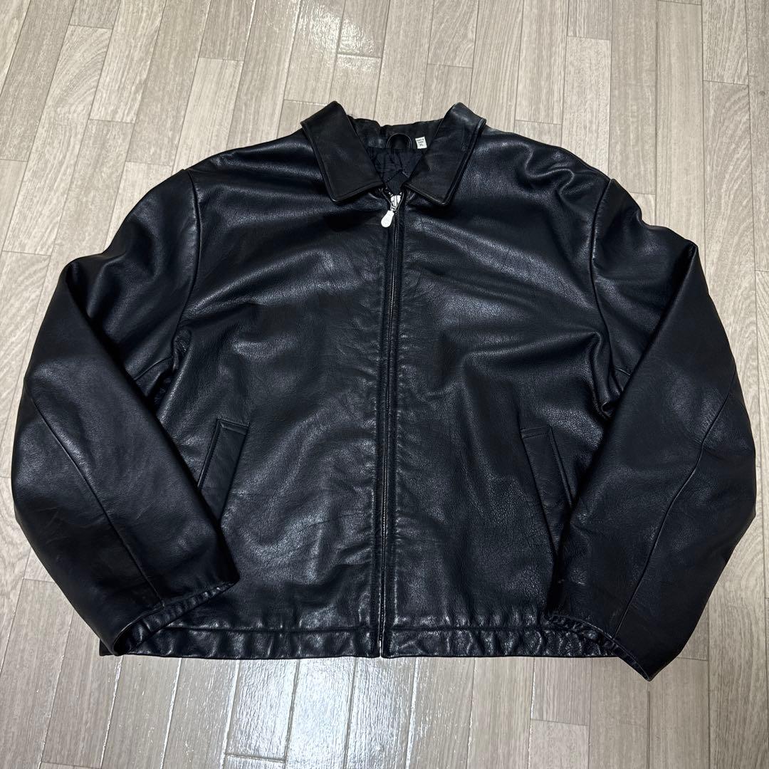 ぽ*こ様 ROUNDTREE&YORKE レザージャケット ブラック 90s Roundtree & Yorke レザージャケット ブラック L レザーコート